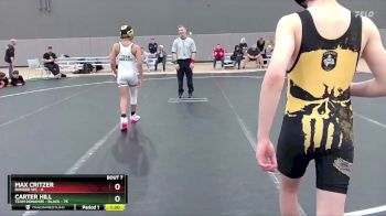 84 lbs Round 3 (6 Team) - Carter Hill, Team Donahoe - Black vs Max Critzer, Ranger WC