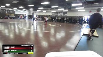 113 lbs Champ. Round 1 - Gabriel Vargas, Ramona vs Naveen Baby, Etiwanda