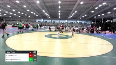 119 lbs Semifinal - Stetson Gabel, POWA vs Micah Engelman, Mat Assassins Black