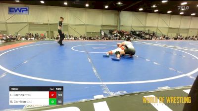 110 lbs Semifinal - Lucas Barrios, POWA 12U vs Brayson Garrison, Northern Colorado 14U