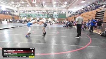 157 lbs Champ. Round 1 - Chris Villegas, Rancho Bernardo vs Anthony Maldonado, Rim Of The World