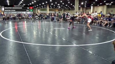 175 lbs Round 2 (6 Team) - Hunter Cook, AR- 15 vs Braxton Underwood, Team Arkansas