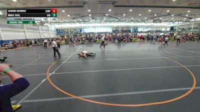 132 lbs Cons. Round 4 - Javen Gomez, Unattached vs Max Ohl, Unattached