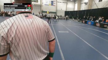 285 lbs Quarterfinals (8 Team) - Connor Dews, Lincoln East vs Payten Andresen, Columbus