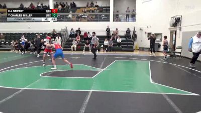 113 lbs Cons. Round 4 - Charles Miller, Liberty Park vs C.j. Seifert, Pizitz Middle School