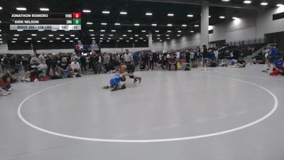 138 lbs Cons. Sub-quarters - Jonathon Romero, Volcano Vista High School Wrestling vs Kirk Wilson, 308 Wrestling Academy
