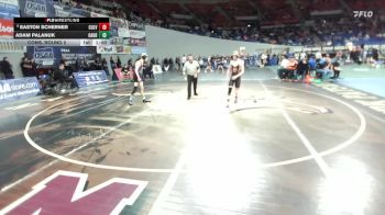 2A/1A Boys 113 Cons. Round 2 - Easton Scherner, Culver Boys vs Adam Palanuk, Oakridge Boys