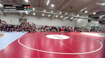 155 lbs 3rd Place Match - Madilyn Gitke, Strasburg vs Malia Bornhoft, Severance