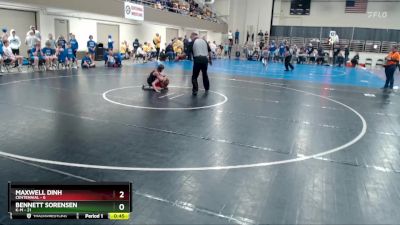 70 lbs Finals (8 Team) - Bennett Sorensen, K-M vs Maxwell Dinh, Centennial