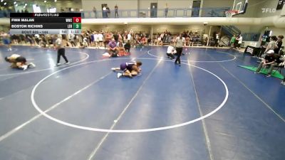 144 lbs Champ. Round 1 - Finn Malan, Wasatch Wrestling Club vs Boston Richins, Lehi