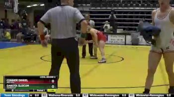 182 lbs Cons. Round 2 - Conner Dinkel, Hill City vs Dakota Slocum, Humboldt