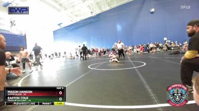 96 lbs Round 1 (4 Team) - Easton Cole, Missouri Outlaws vs Mason Hanson, Slyfox Silver