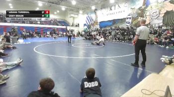 175 lbs 1st Place Match - Camron Pedigo, Mountain Home vs Joshua Rojas, Caldwell