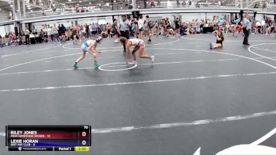 70 lbs Round 7 (8 Team) - Riley Jones, MGW Something Wicked vs Lexie Horan, Grit Mat Club