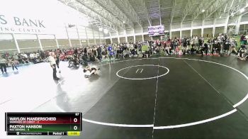 67 lbs Round 2 (4 Team) - Paxton Hanson, Mat Demons vs Waylon Manderscheid, Warriors Of Christ