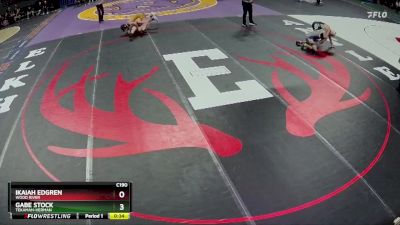 Cons. Round 2 - Ikaiah Edgren, Wood River vs Gabe Stock, Tekamah-Herman