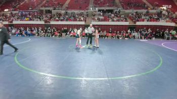 125 lbs Round 2 - Quarters & 1st Wb (16 Team) - Tylie Ramos, Lubbock Cooper vs Emily Harrington, Comal Smithson Valley