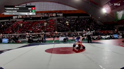 4A 144 lbs Cons. Round 2 - Stefean Tello, Gooding vs Devan Hoge, Bear Lake