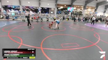 120 lbs 5th Place Match - Adrien Wright, Heart And Pride Wrestling Club vs Pedro Gutierrez, 512 Outlaw Wrestling