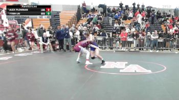 126 lbs Semifinal - Alex Plowman, Lowell vs Ytien Liu, Brookline