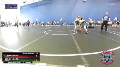 150 lbs Round 5 - Corbin Clark, Kansas vs Seeley Miller, Kansas