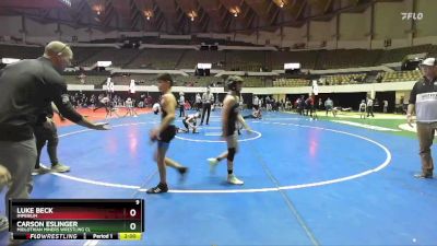 National 6-8 85 5th Place Match - Carson Eslinger, Midlothian Miners Wrestling Cl vs Luke Beck, Imperium