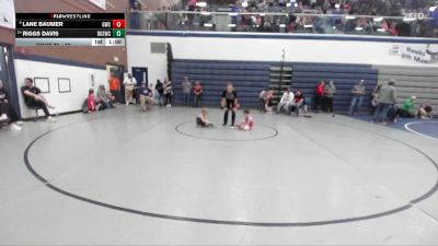 43 lbs Cons. Round 5 - Lane Baumer, Grace Wrestling Club vs Riggs Davis, Brothers Of Steel Wrestling Club