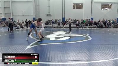 133 lbs Quarterfinal - Elijah Smoot, Roanoke College vs Corey Cope, Elizabethtown