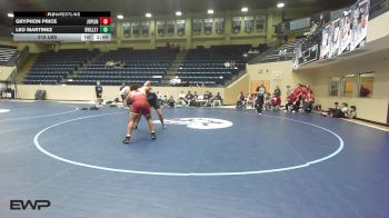 215 lbs Rr Rnd 6 - Gryphon Price, Joplin High School vs Leo Martinez, Bartlesville High School