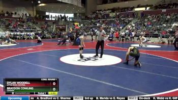 6A 113 lbs Cons. Round 1 - Braydon Cowling, Conway vs Dylan Woodell, Little Rock Central