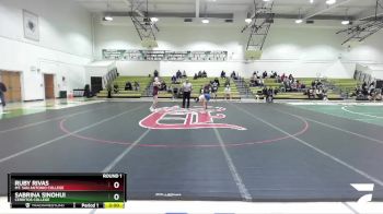 109 lbs Round 1 - Ruby Rivas, Mt. San Antonio College vs Sabrina Sinohui, Cerritos College