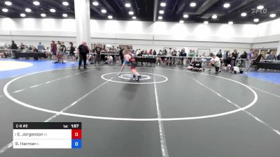 126 lbs C-8 #2 - Easton Jorgenson, Ia vs Brett Harman, Il