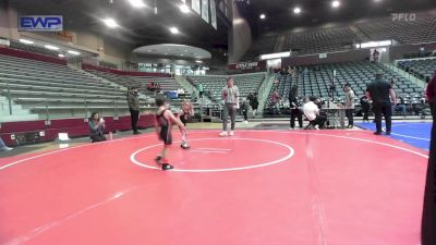 40-43 lbs Rr Rnd 5 - Noah Smith, Panther Youth Wrestling-CPR vs Charlotte Koenig, Panther Youth Wrestling-CPR