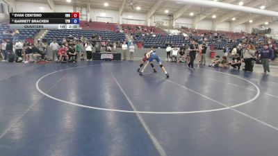 113 lbs Quarters - Evan Centeno, Sanderson Wrestling Academy vs Garrett Bracken, Team Prestige Wrestling