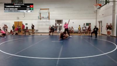 182-192 lbs Cons. Round 2 - Christian Fanetti, Christian Brothers College vs Noah Breeland, Gulf Coast Wrestling Club