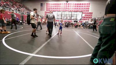 43-46 lbs Rr Rnd 3 - Gabriel Robertson, Chandler Takedown Club vs Landyn Ellerd, Choctaw Ironman