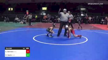 69 lbs Consi Of 4 - Easten Serrano, Stout Wr Ac vs Hayden Nozie, Roughriders