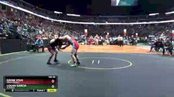 195-3A 5th Place Match - Logan Garcia, Alamosa vs Zayne Stam, Weld Central