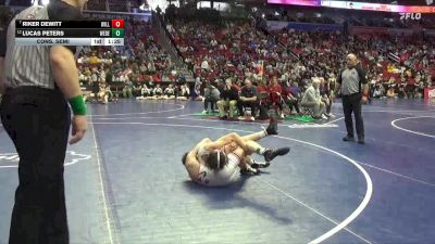 2A-113 lbs Cons. Semi - Lucas Peters, West Delaware, Manchester vs Riker DeWitt, Williamsburg