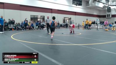 80-91 lbs Round 4 - Jysen Myers, Contenders WA vs Reece Dorsett, North Hardin WC