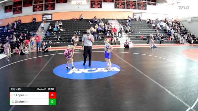 10U - 90 lbs Round 3 - Jack Lopes, Derry Area vs Dax Gaston, River Valley