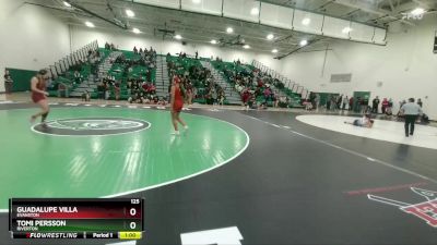 125 lbs Cons. Round 1 - Guadalupe Villa, Evanston vs Tomi Persson, Riverton