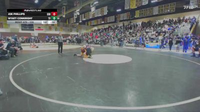 126 lbs Cons. Round 2 - Joe Phillips, Corona Centennial vs Wyatt Conkright, Temecula Valley