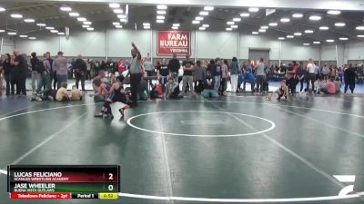 63 lbs Cons. Round 4 - Jase Wheeler, Buena Vista Outlaws vs Lucas Feliciano, Scanlan Wrestling Academy