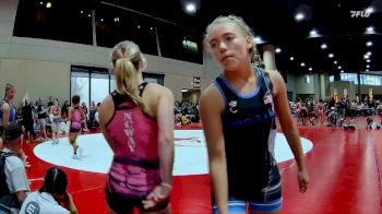 110 lbs Quarterfinals (8 Team) - Mirabella Matson, TWA #2 vs Khiry Reese, NC National Team