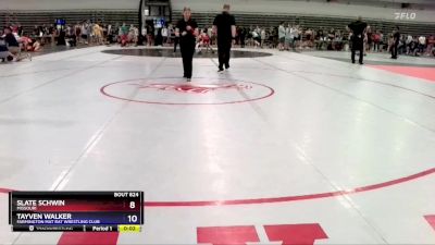 150 lbs Cons. Round 1 - Slate Schwin, Missouri vs Tayven Walker, Farmington Mat Rat Wrestling Club