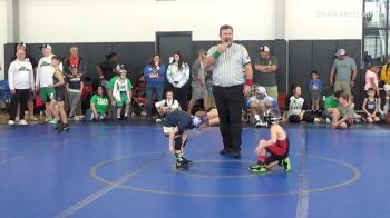 43 lbs Consi Of 8 #2 - Maddex Carter, UNATTACHED vs Dylan Crowell, Cavalier Wrestling Club