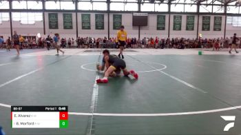 88-97 lbs Cons. Round 3 - Boston Morford, Young Guns Wrestling Club vs Ethan Alvarez, Region Wrestling Academy