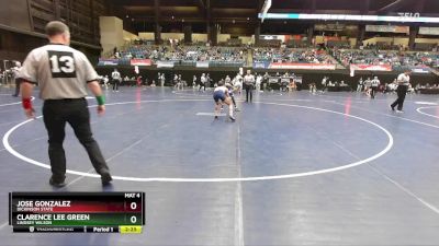 125 lbs Cons. Round 2 - Jose Gonzalez, Dickinson State vs Clarence Lee Green, Lindsey Wilson