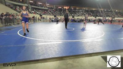 110 lbs Round Of 32 - Kylie Waffle, Bixby JH Girls vs Paizley Anderson, Bridge Creek Wrestling